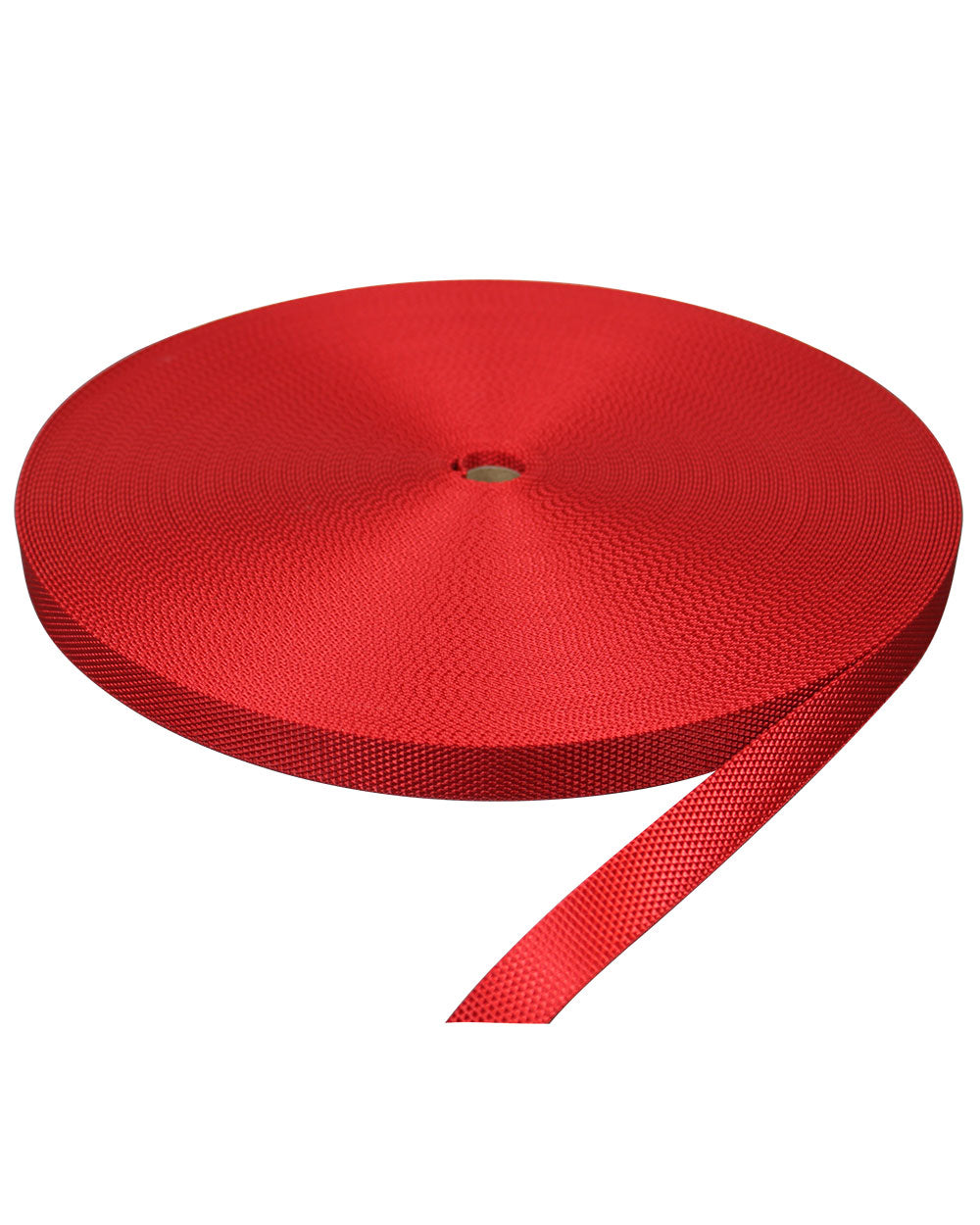 Webbingband Polyester Röd 25mm