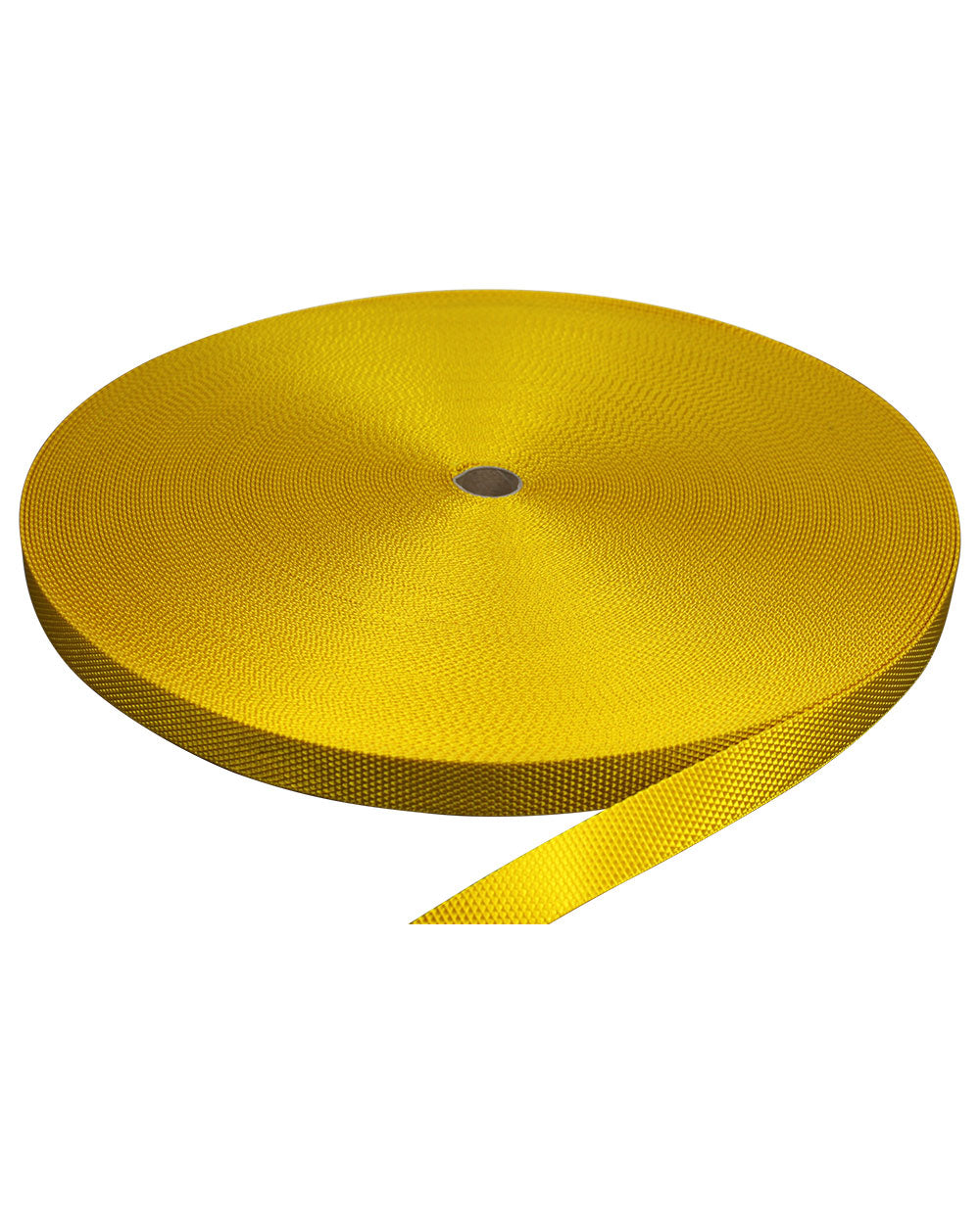 Webbingband Polyester Gul 25mm