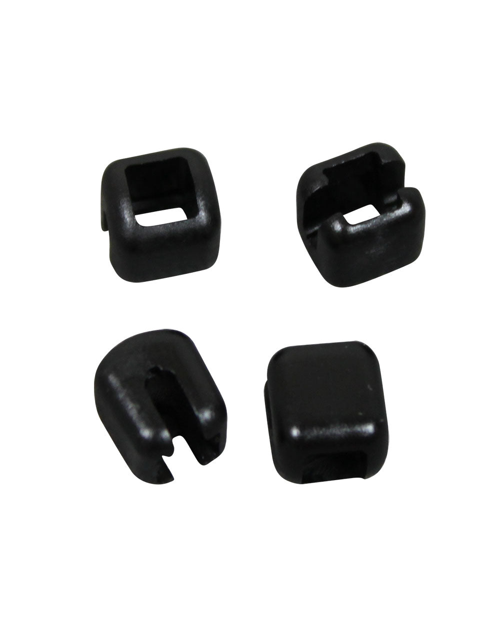 BLIXTLÅSSTOPP TAGG 10MM PLAST SVART 2ST/1PAR