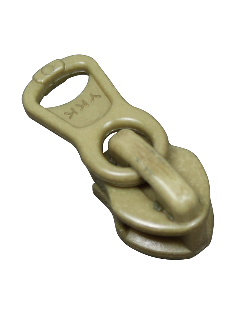 YKK Löpare - 6mm Spiral Enkel Plast Beige