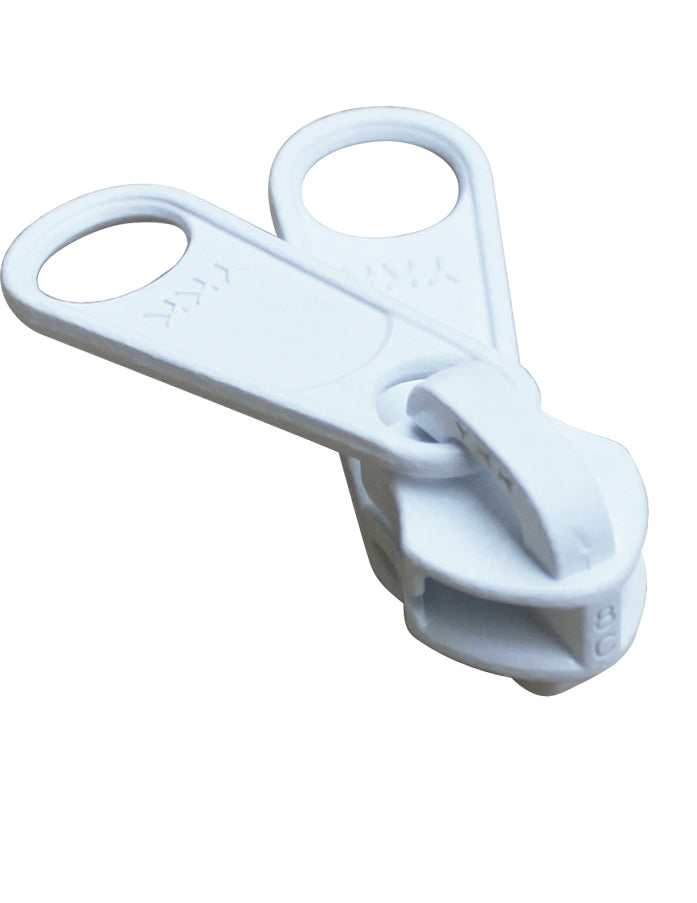 Löpare - 8mm Spiral Dubbel Metall Vit