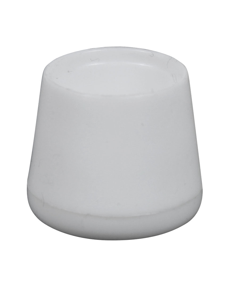 Plastfot Utvändig 18-19mm Vit