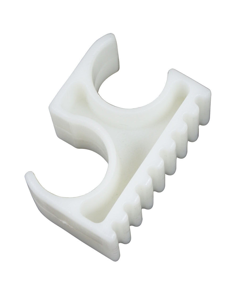 Sunblocker clip Dubbel 22mm, vit