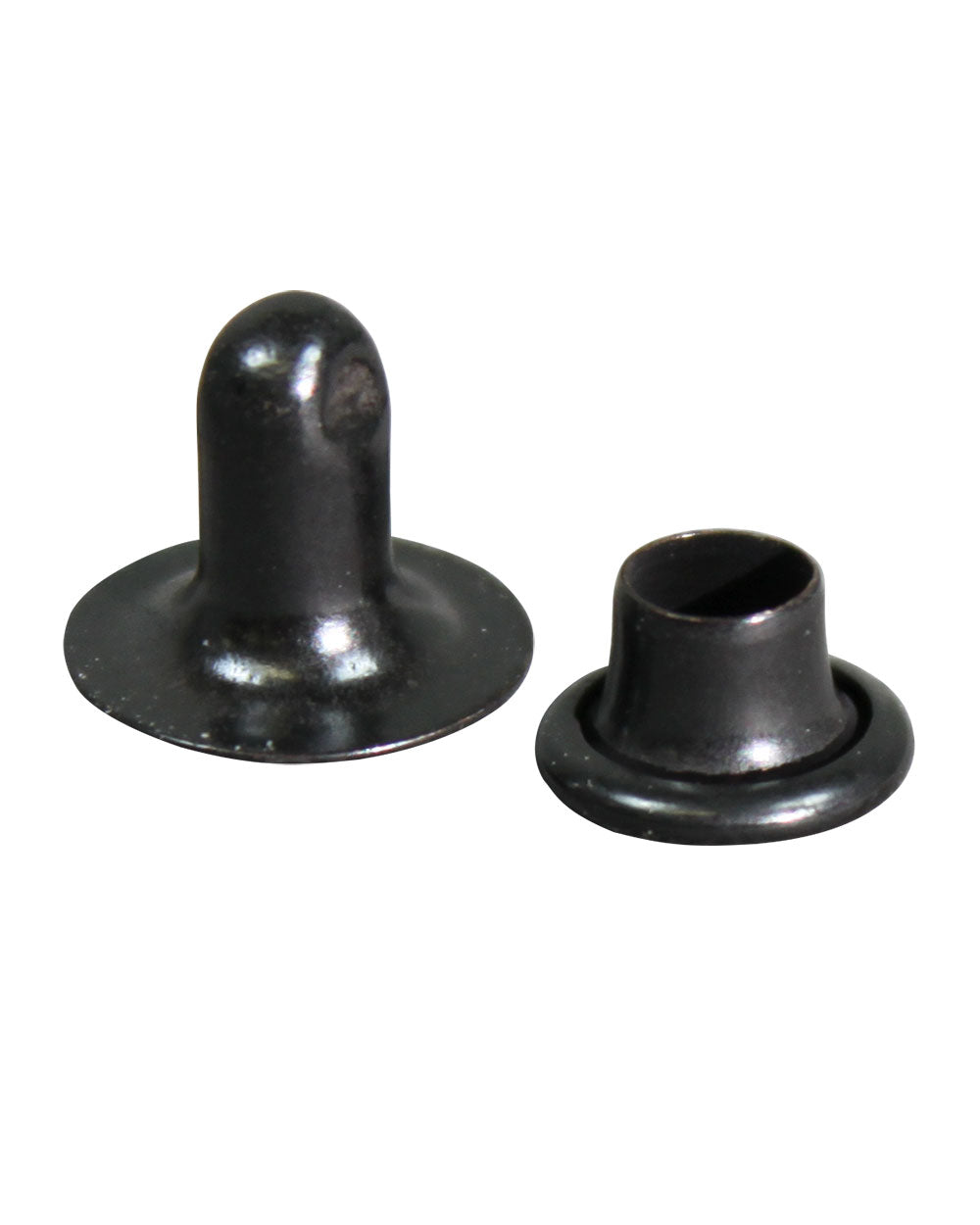 Rörnit Hatt 8mm Höjd nit 8mm Svart