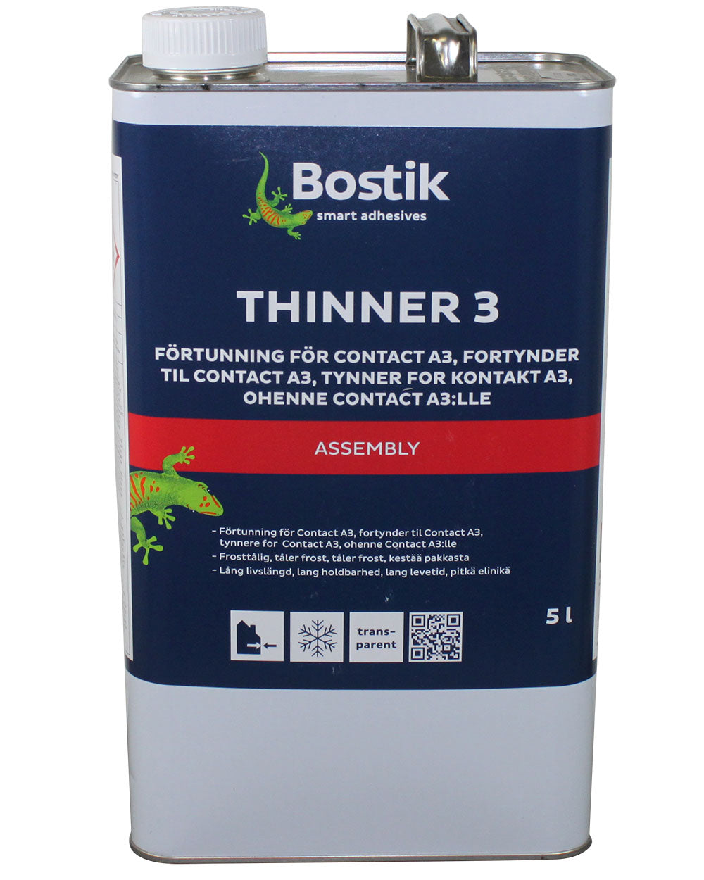 Lim förtunning 3 Bostik, 5 lit.