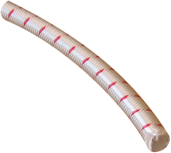 Gummicord 8mm Vit/Röd