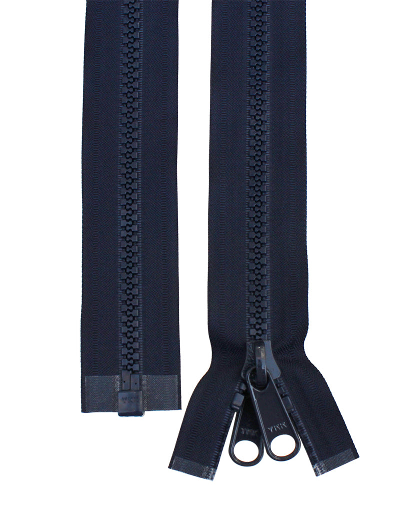 Blixtlås Tagg 10mm Delbart Blå - 1m