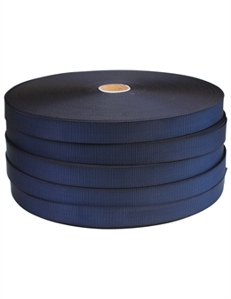Webbingband Polyester Navy Blue 25mm
