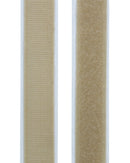 Kardborre Beige Hård 20 mm Självhäftande