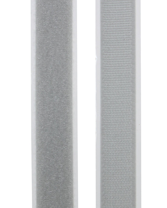 Kardborre Silver Hård 20 mm Självhäftande