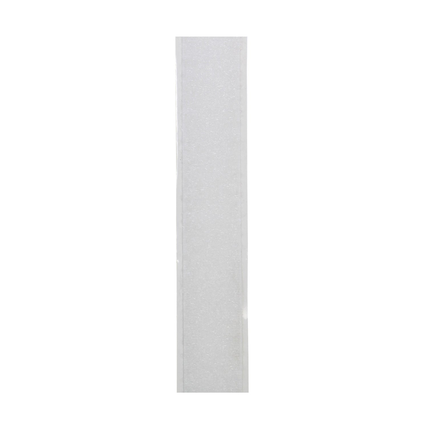Kardborre 20 mm Självhäftande Vit Mjuk