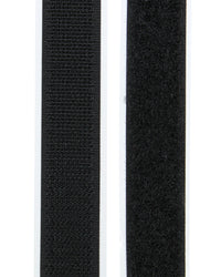 Kardborre Svart Mjuk 20 mm Självhäftande