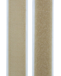 Kardborre Beige Mjuk 30 mm Självhäftande