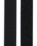 Kardborre Svart Mjuk 30 mm Självhäftande