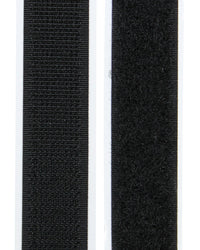 Kardborre Svart Mjuk 30 mm Självhäftande