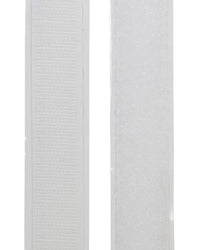 Kardborre Vit Mjuk 30 mm Självhäftande