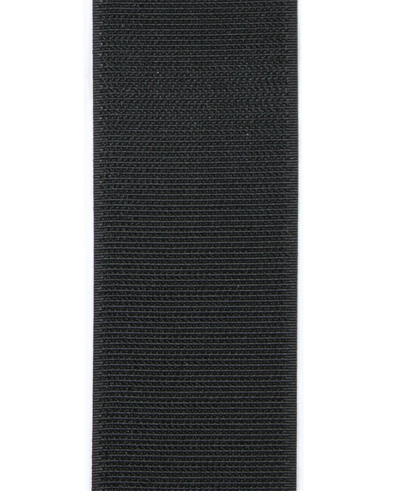 Kardborre 50 mm Självhäftande Svart, Hård