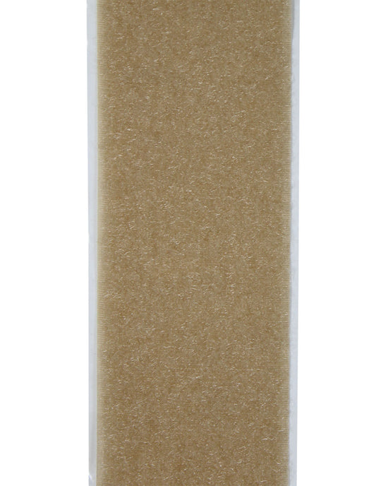 Kardborre 50mm Självhäftande Beige, Mjuk
