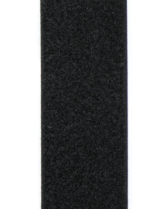 Kardborre 50 mm Självhäftande Svart Mjuk