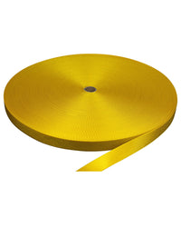 Webbingband Polyester Gul 25mm