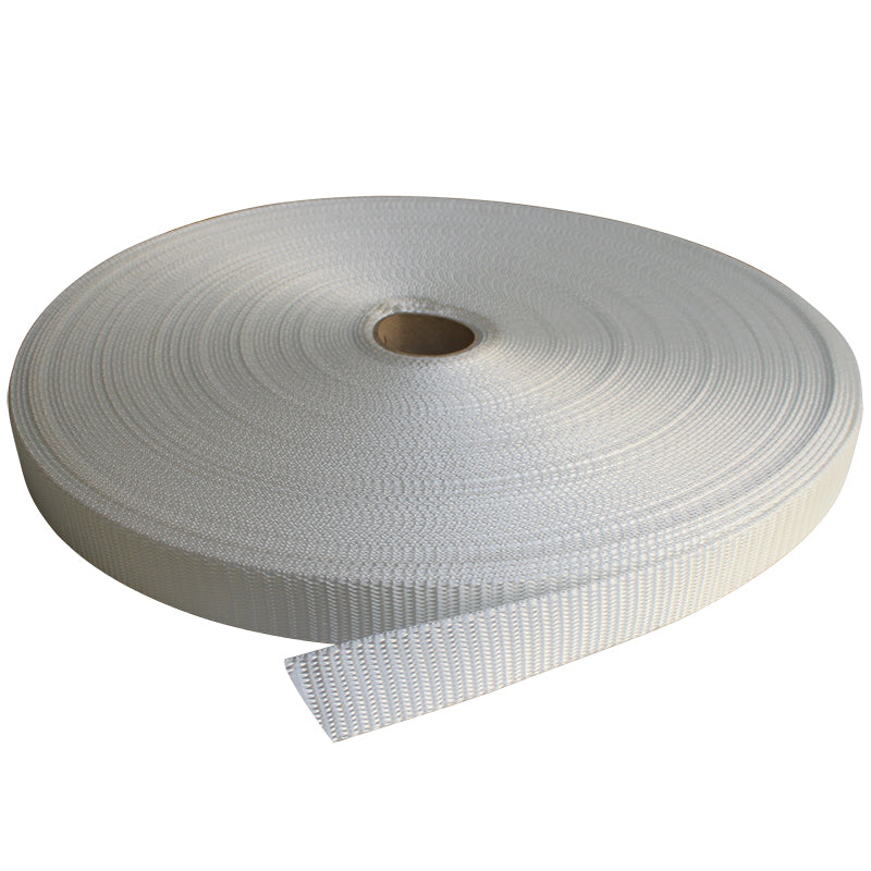 Webbingband - Polyester - Heavy - 25mm - Vit