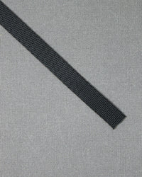 Webbingband polyester - 12mm Svart (Tunt)