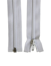 Blixtlås Spiral Delbart 8mm Vit - 3m