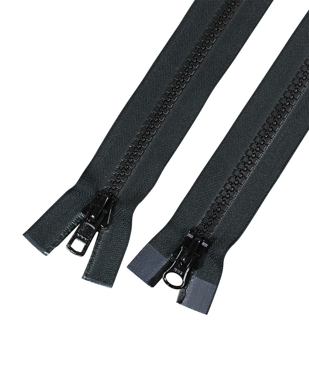 Blixtlås Tagg tvåvägs Delbart 8mm - 120cm svart