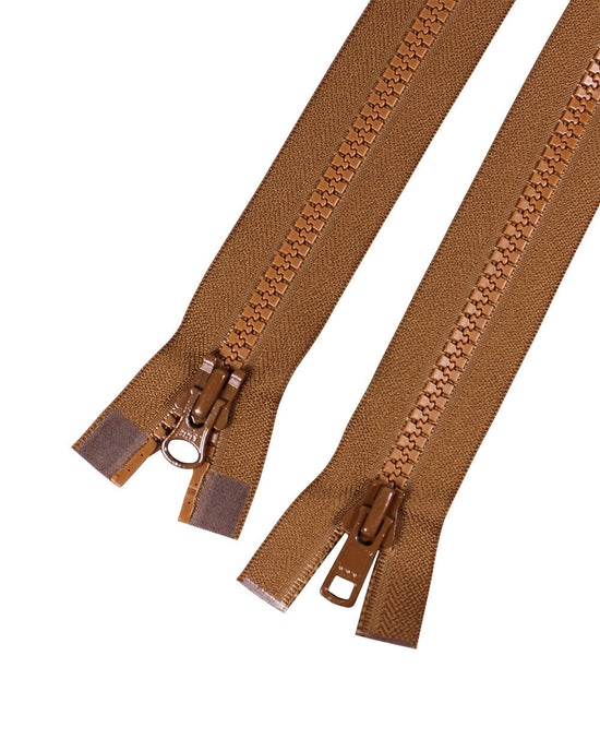 Tagg Tvåväg Blixtlås Delb 8mm 120cm Brun