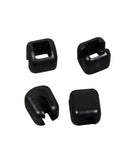 BLIXTLÅSSTOPP TAGG 10MM PLAST SVART 2ST/1PAR