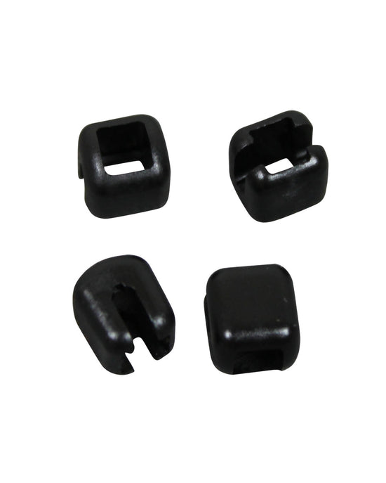 BLIXTLÅSSTOPP TAGG 10MM PLAST SVART 2ST/1PAR