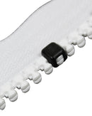 BLIXTLÅSSTOPP TAGG 10MM PLAST SVART 2ST/1PAR