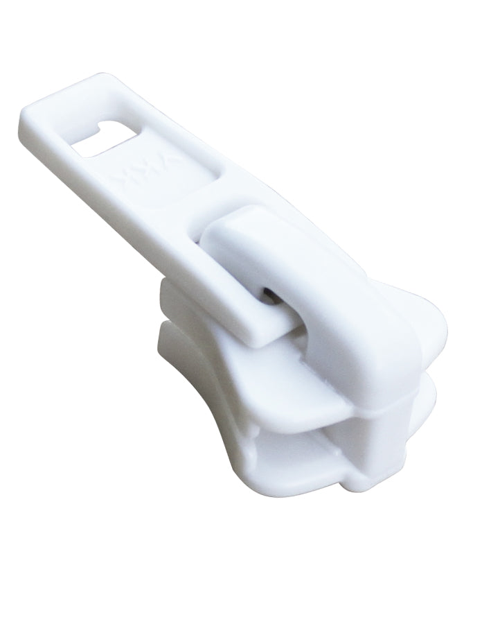 Löpare - 10mm Tagg Enkel Plast Vit