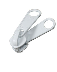 Löpare - 10mm Spiral Dubbel Metall Vit