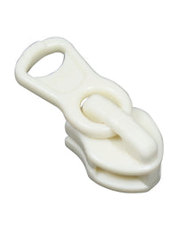 Löpare - 6mm Spiral Enkel Plast Vit