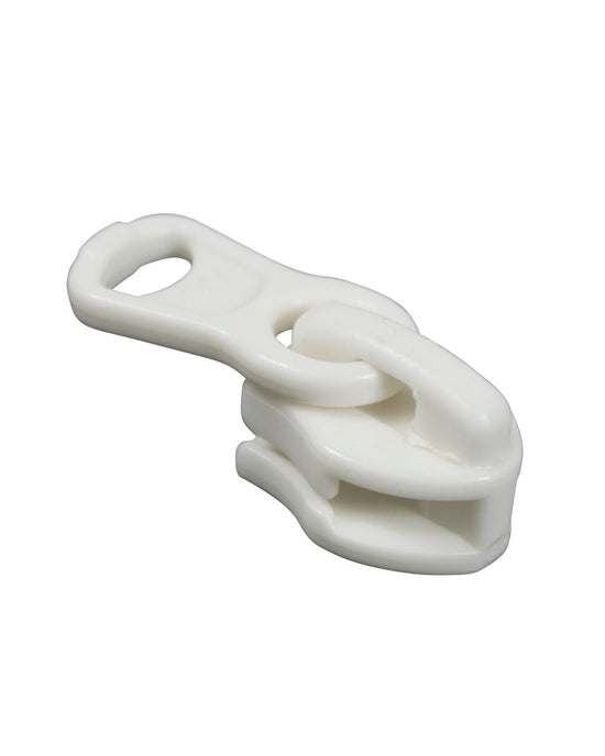 YKK Löpare - 6mm Spiral Enkel Plast Off White