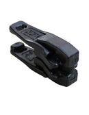 Löpare - 6mm Tagg Dubbel Plast Svart