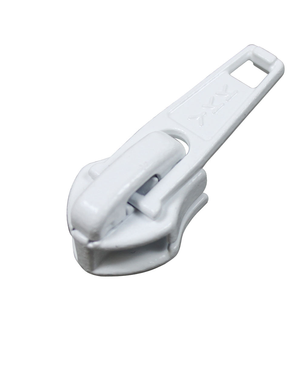 Löpare - 8mm Spiral Enkel Metall Vit