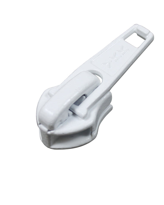 Löpare - 8mm Spiral Enkel Metall Vit