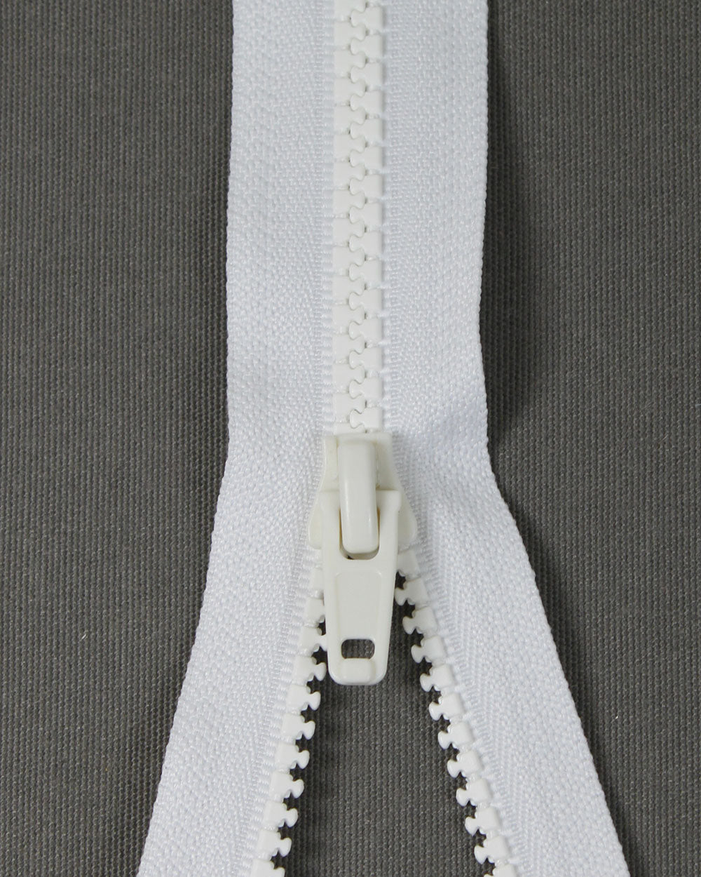 Blixtlås Tagg Löpmeter 6mm Vit