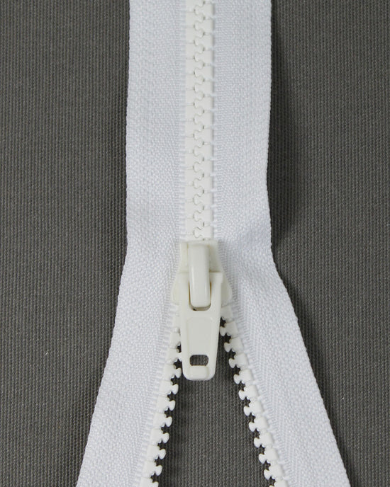 Blixtlås Tagg Löpmeter 6mm Vit