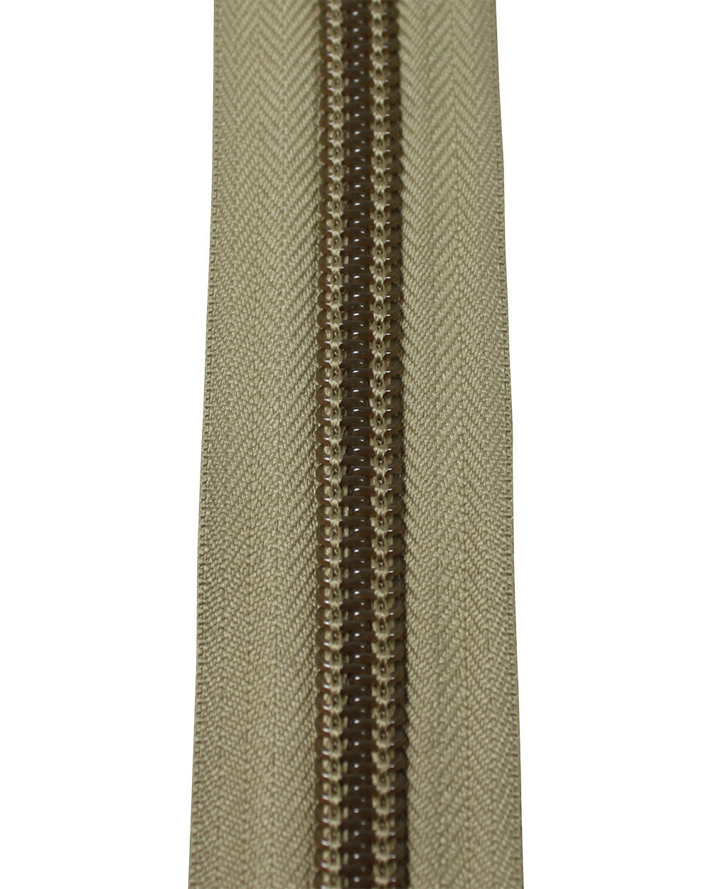 Blixtlås Spiral 10mm Löpmeter Beige