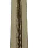 Blixtlås Spiral 10mm Löpmeter Beige