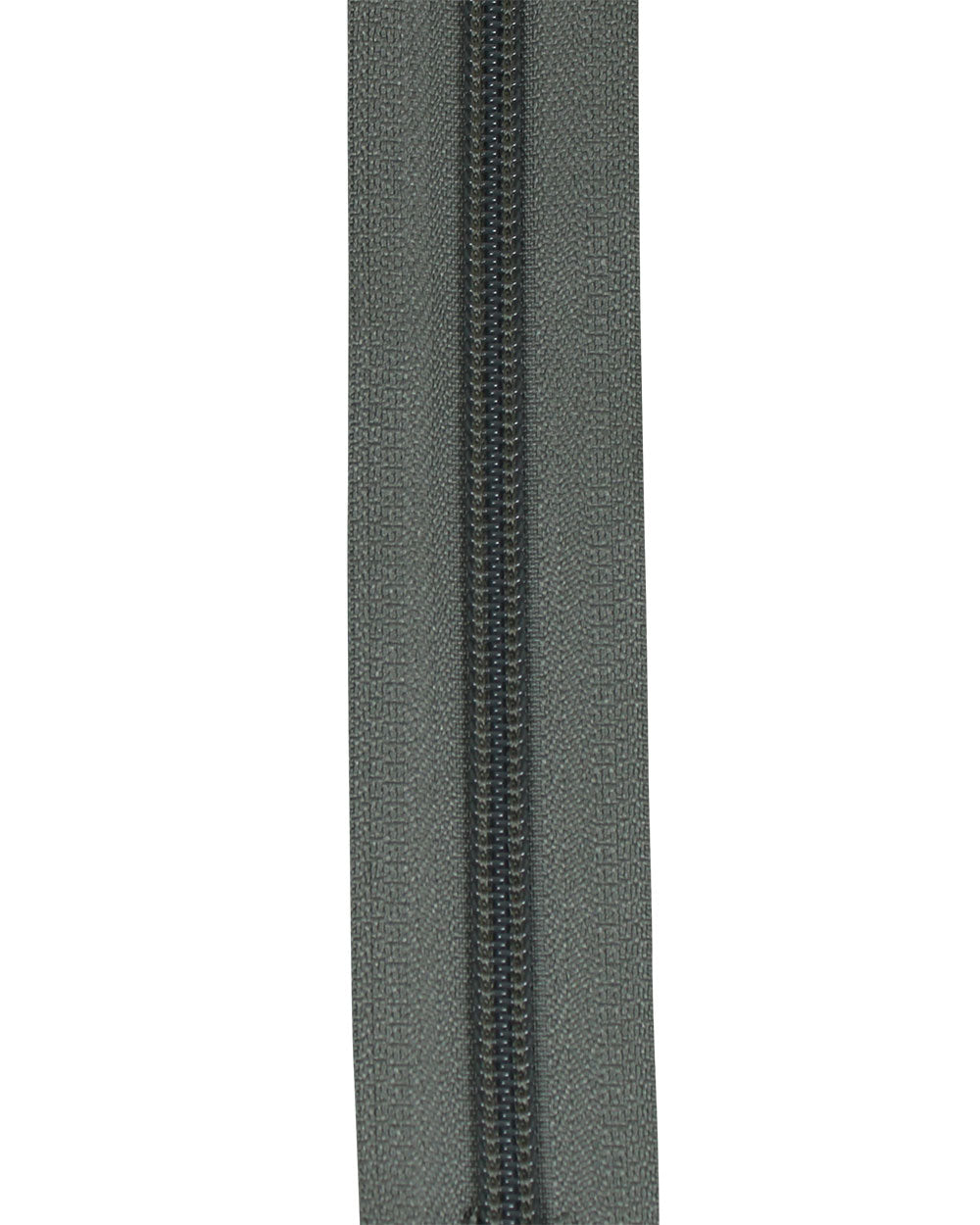 Blixtlås Spiral 6mm Löpmeter Grå