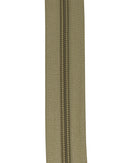 Blixtlås Spiral 6mm Löpmeter Beige