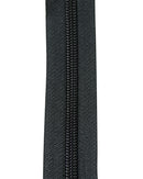 Blixtlås Spiral 8mm Löpmeter Svart