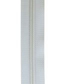 Blixtlås Spiral 8mm Löpmeter Vit