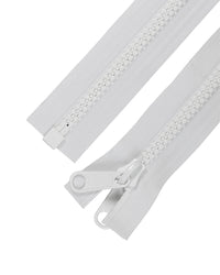 Blixtlås Tagg 10mm Delbart Vit - 4,5m