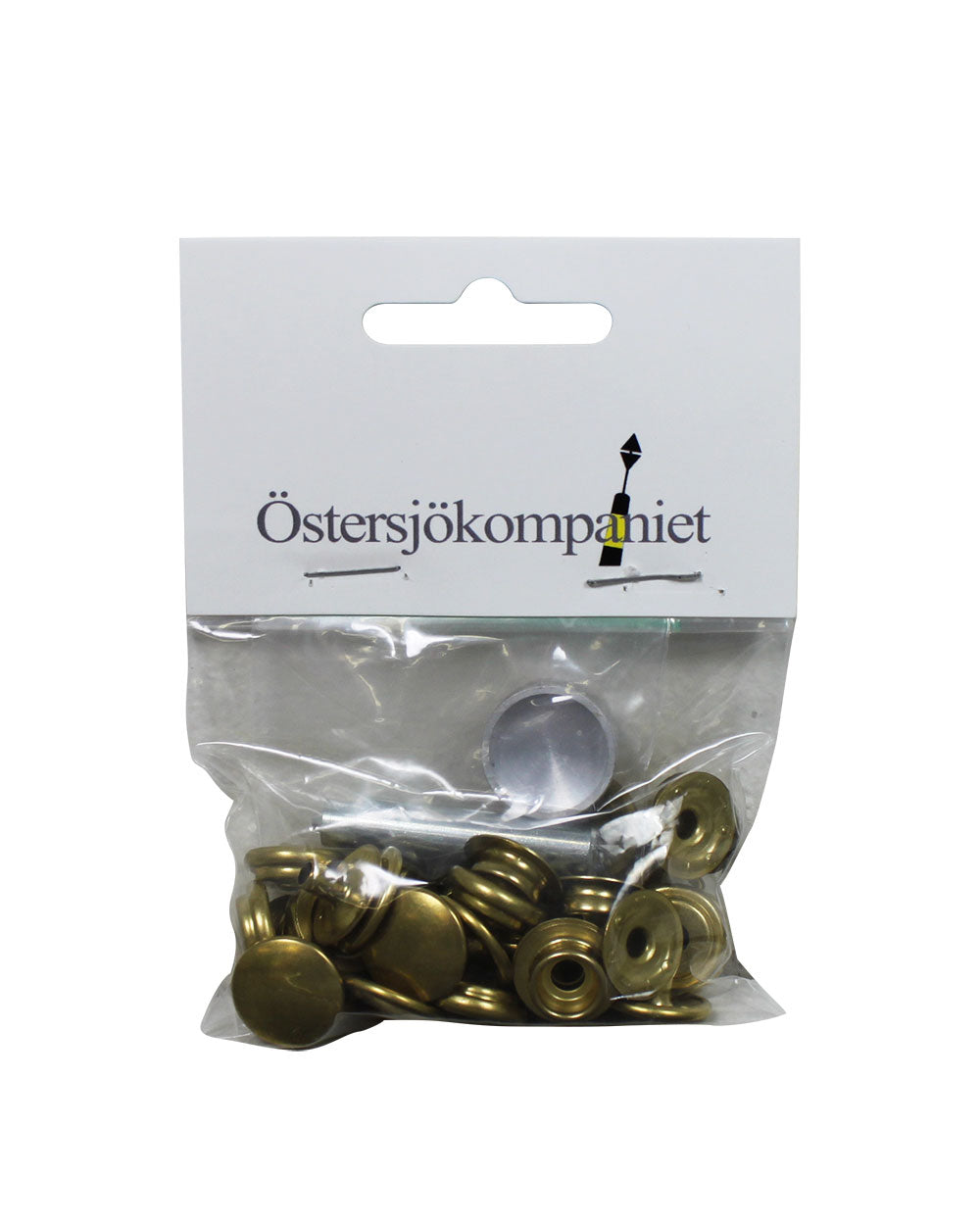 Tryckknapp - Konsument förpack Mässing