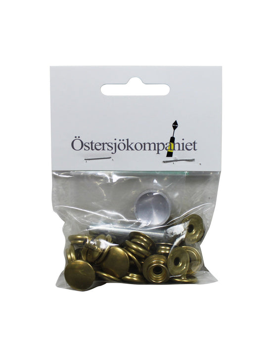 Tryckknapp - Konsument förpack Mässing